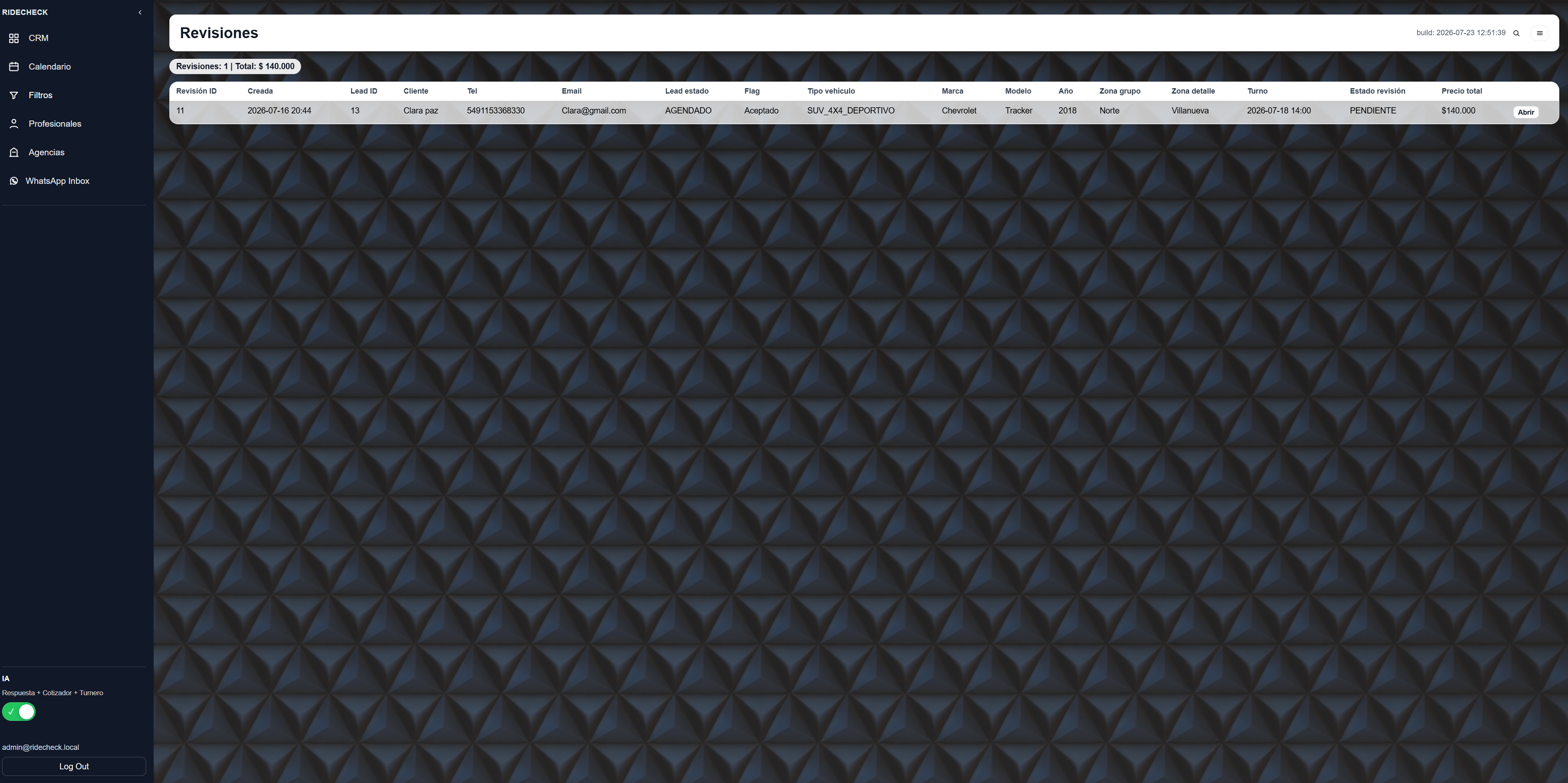 CRM screenshot 6